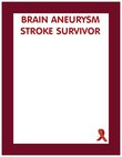 Brain Aneurysm & Stroke Writing note pad